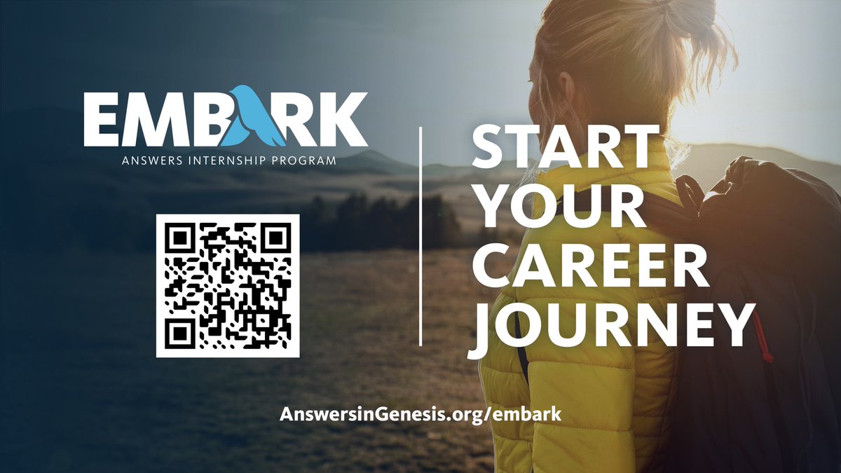 aigkenham's tweet image. Equipping the next generation of Christian leaders has always been a priority for Answers in Genesis @AiG, and our internship program called Embark, continues that commitment.
Embark is designed to develop students professionally, personally, and spiritually through apologetics…
