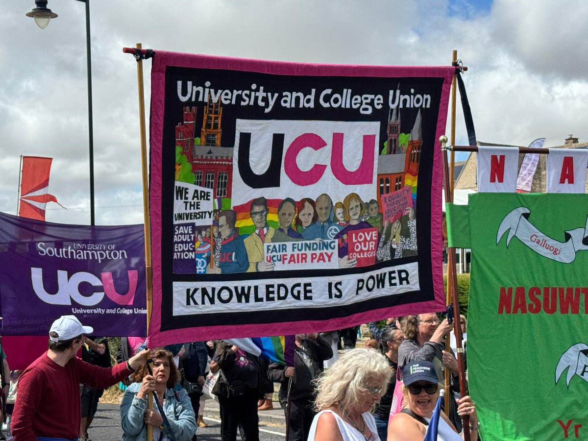 ucu's tweet image. This weekend we were proud to join fellow trade unionists at #Tolpuddle2025.
A powerful reminder of our history and why we fight on. ✊