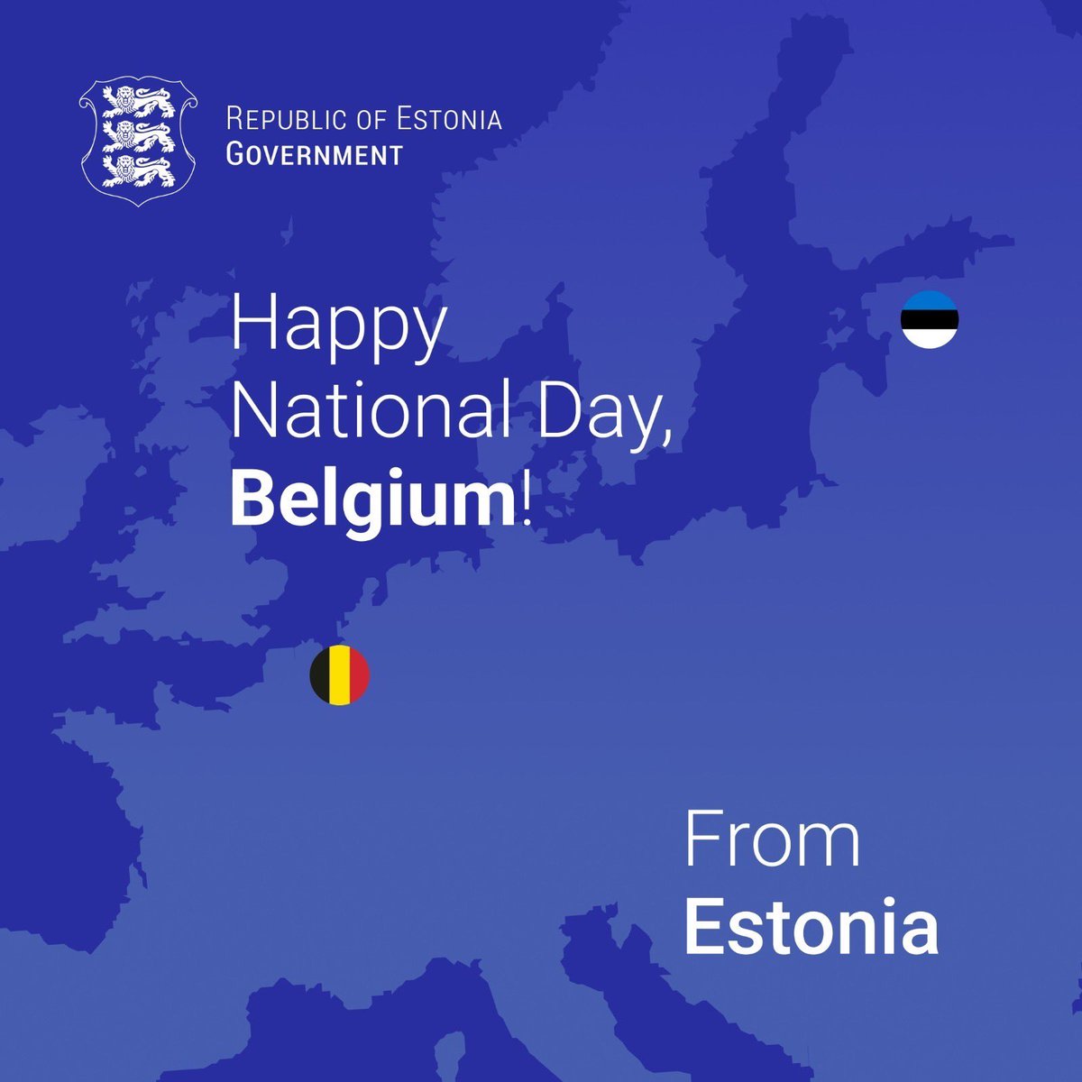 KristenMichalPM's tweet image. Happy National Day, dear @Bart_DeWever and everyone celebrating in Belgium.
We are close Allies in NATO and partners in the EU, working together for a stronger and more competitive Europe.
Looking forward to further strengthening our ties. 🇪🇪🤝🇧🇪
