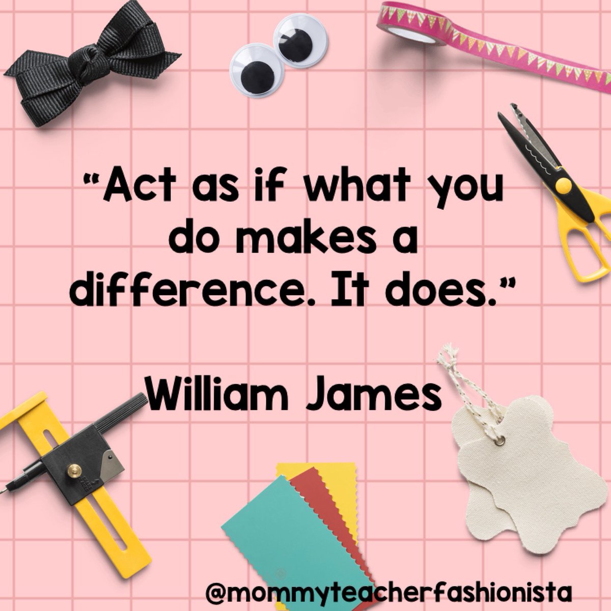 “Act as if what you do makes a difference. It does.”

William James

Happy Monday! ☀️🖊🗂🫶🏼📚💕 #makeadifference #bethechange #positivity #choices #teach #love #inspire