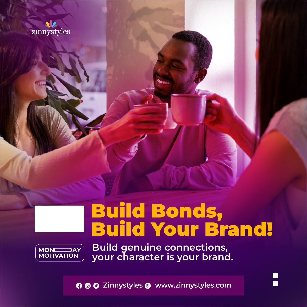 zinnystyles's tweet image. Life revolves around people,
Brands revolve around people. 
Build a compelling brand by building an intentional network of valuable relationships. 

#Corporatebranding #PersonalBranding #ImageConsulting #people #branding #brands #mondaymotivation #mondaythoughts