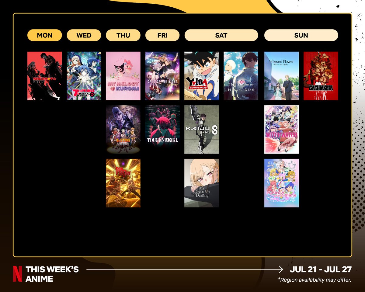 NetflixAnime's tweet image. Never lose track of the unbelievable anime this month with our anime schedule!