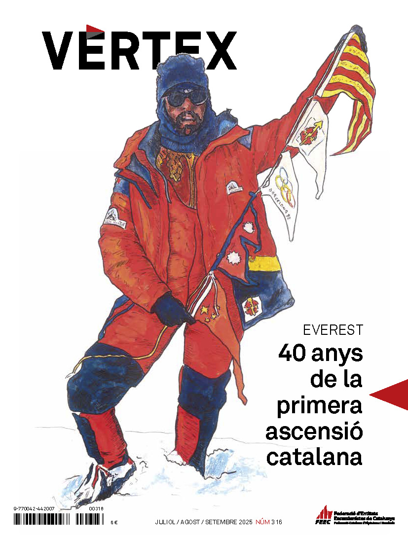 FEEC_cat's tweet image. Estrenem número de la revista Vèrtex 📖🏔️
Continuem llegint la muntanya.
🔗tuit.cat/Sszyo
#sentlamuntanya #sommuntanya #revistavèrtex