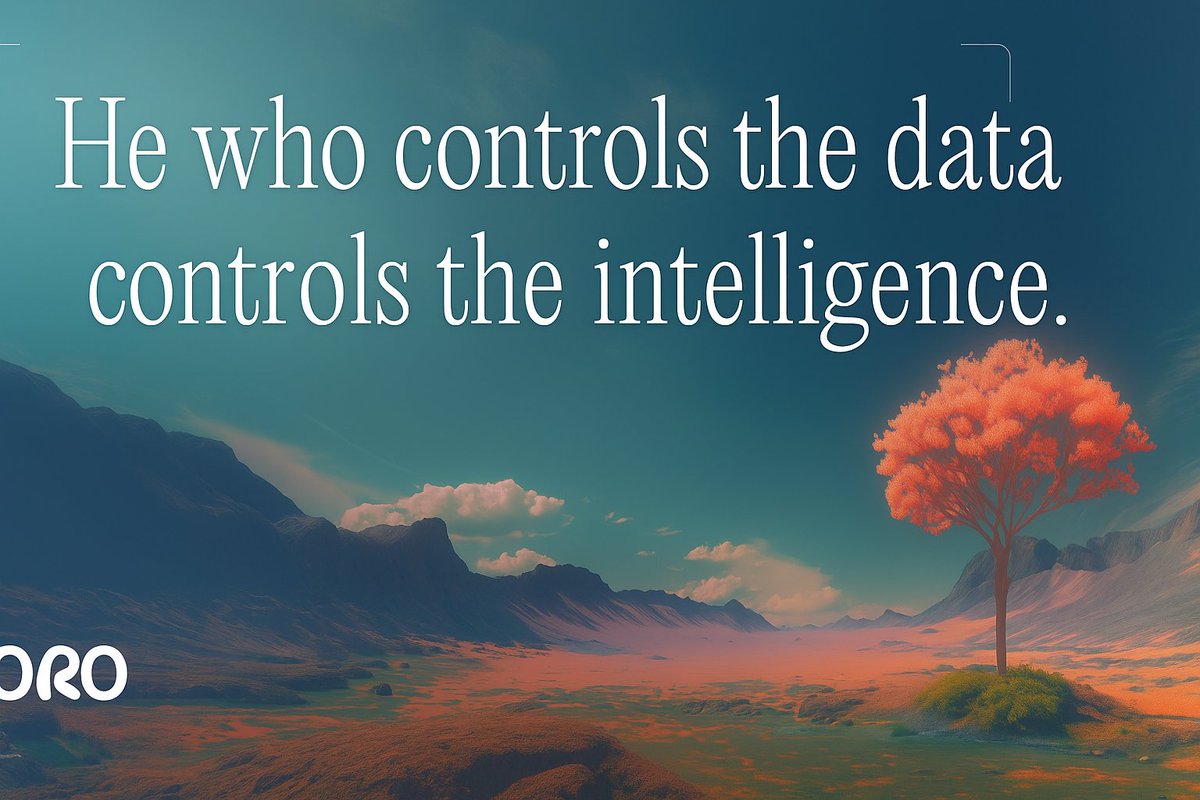 Alex322Fuelet's tweet image. 💡 Idea for ORO: implement a reward system for data quality.
Not just share, but participate in improving AI and get real value for it.
Who controls the data, controls the intelligence.
#ORO #AI #DataEconomy #OwnYourData
@getoro_xyz