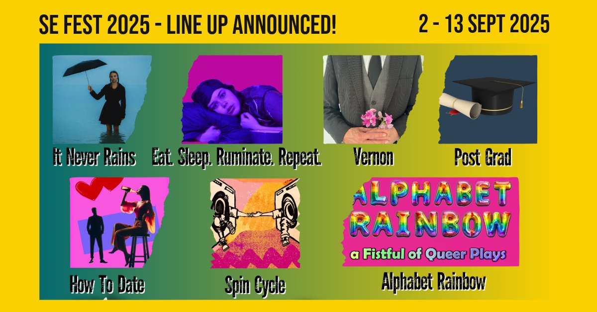 SE Fest 2025 line-up announced! 
Tickets are now on sale for SE Fest 2025 <a href="/BrocJackTheatre/">Jack Studio Theatre</a> and <a href="/PengeTheatre/">The Bridge House Theatre</a>
The festival brings some of the most exciting new theatre south of the river. 
Find out more and come and join us. 
Line-up and booking here:  bit.ly/3GWgdom