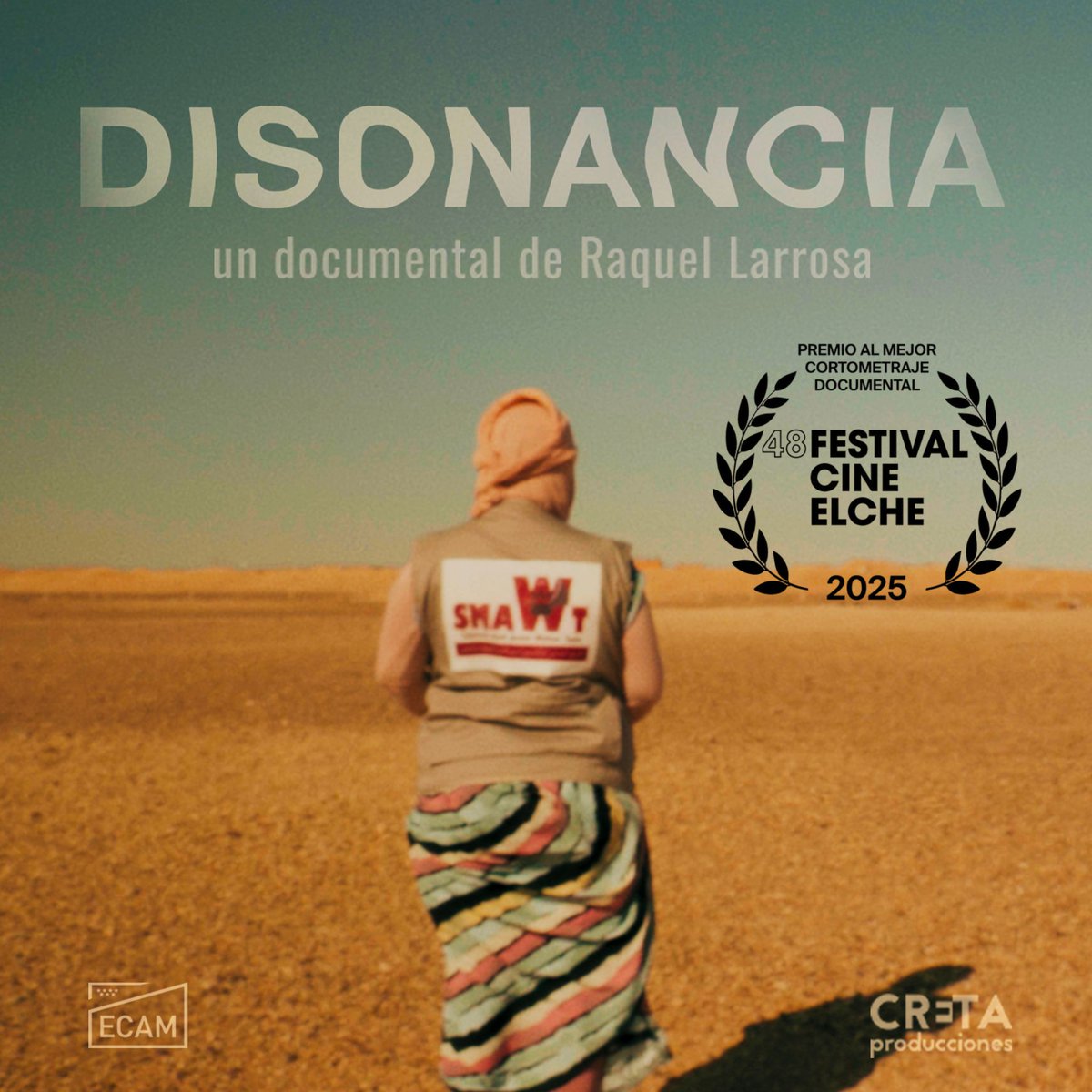 🎬 Disonancia ha ganado en el <a href="/festivalelche/">Festival Cine Elche</a> 🌴🎥 el premio Ciutat d'Elx al Mejor Cortometraje Documental

Gracias <a href="/Mediterraneo_F/">Fundación Mediterráneo</a>  por creer que #Disonancia debe llegar a más personas, una historia de mujeres saharauis desminadoras en un conflicto que sigue latente a día de hoy