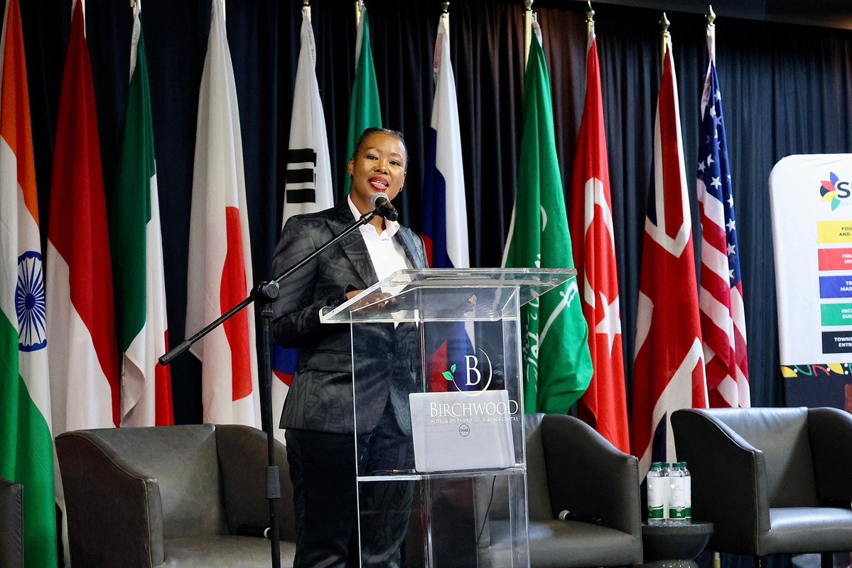 Stellarated's tweet image. Today I have officially opened the StartUp20 Midterm Engagement at the Birchwood Hotel & OR Tambo Conference Centre.
This global platform is focused on strengthening the startup ecosystem through innovation, digital transformation, access to finance, and inclusive policy…