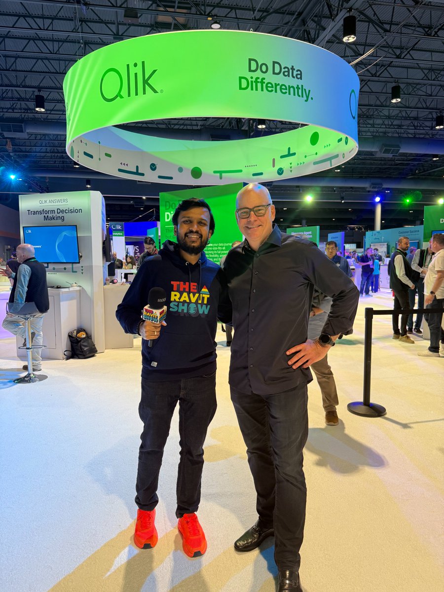 RavitJain's tweet image. Listen to The Ravit Show on Spotify for Creators open.spotify.com/episode/4Ob7bn…
@justpowell @Qlik_UK @qlik
