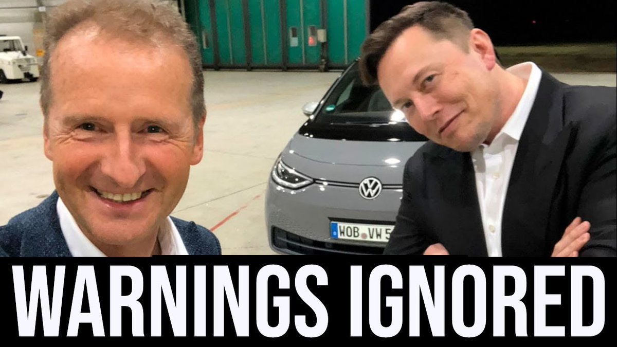 ConnectingODots's tweet image. 🚨 NEW VIDEO: He Warned Them, They Ignored Him. Now They're Finding Out! 🚨
The most expensive software failure in automotive history was a train wreck in slow motion.
@Herbert_Diess saw Tesla coming from miles away. He warned VW that their 30-hour production time vs Tesla's 10…
