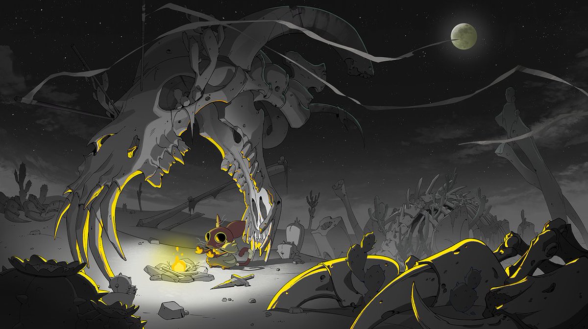 This Background Layout is up for paint here: eyecager.gumroad.com/l/pipifanart

It's a fanart based off the animation The Legend of Pipi: youtube.com/watch?v=I5cFBi…

You can use this for BG Paint portfolios! Just be sure to mark it as The Legend of Pipi fanart and credit the original short!