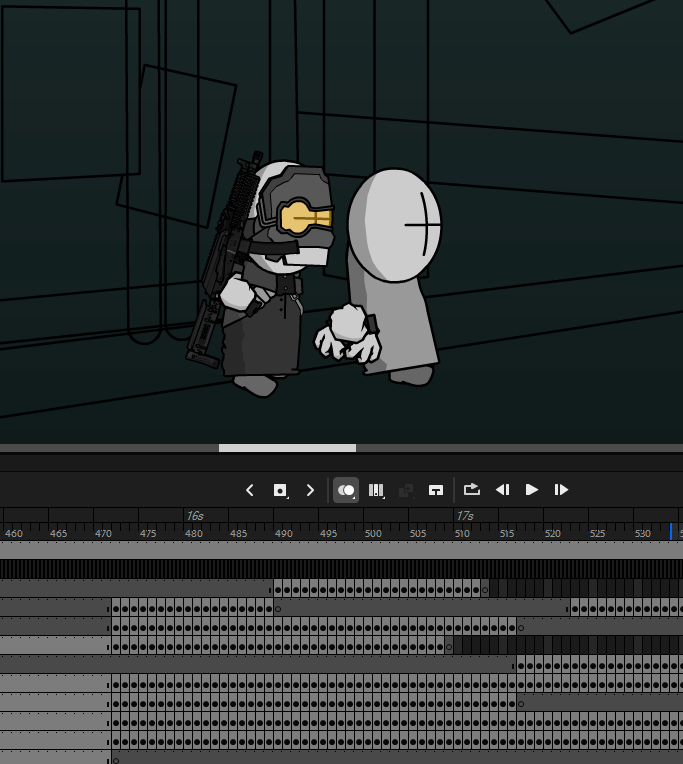 Alpha1790's tweet image. Animating Stream tomorrow?
Gun by (The gun held by the engineer) @boohzuh2