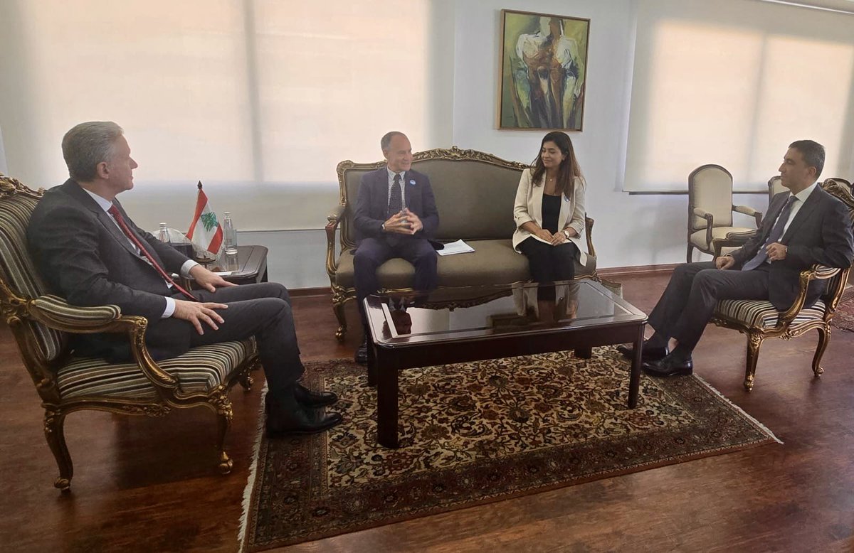 Today, I received the Ambassador of the People’s Republic of China to Lebanon, Chen Chuandong, and the UNICEF Representative in Lebanon, Marcoluigi Corsi, on introductory visits following their recent appointments. We discussed the latest developments in Lebanon and the region,