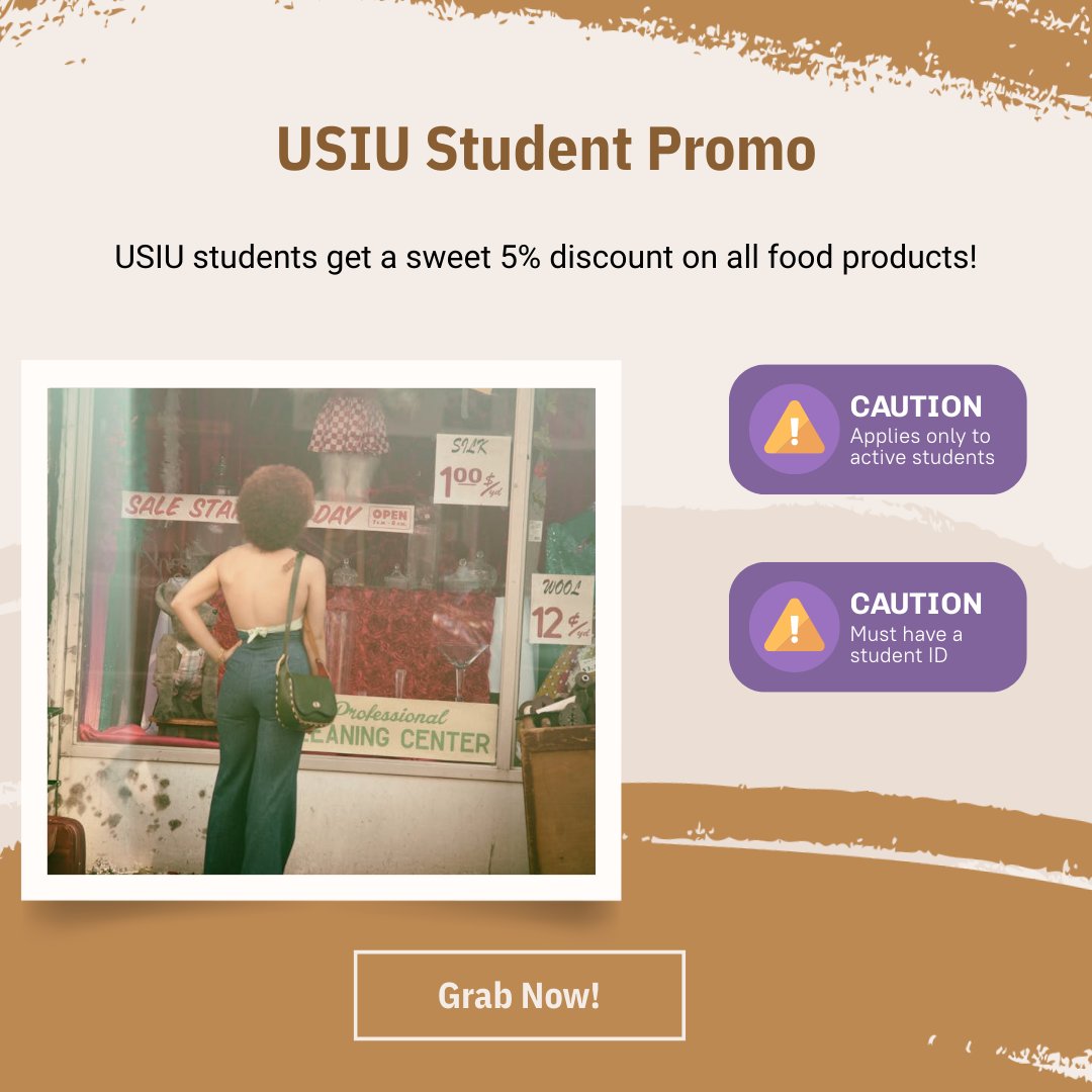 Mydukaqwetu's tweet image. USIU Student Discount

🎓 Hey USIU fam!
Flash your student ID and get 5% off your purchase!
Because being a student should come with perks 🙌
#USIUDiscount #CampusDeals #StudentLife