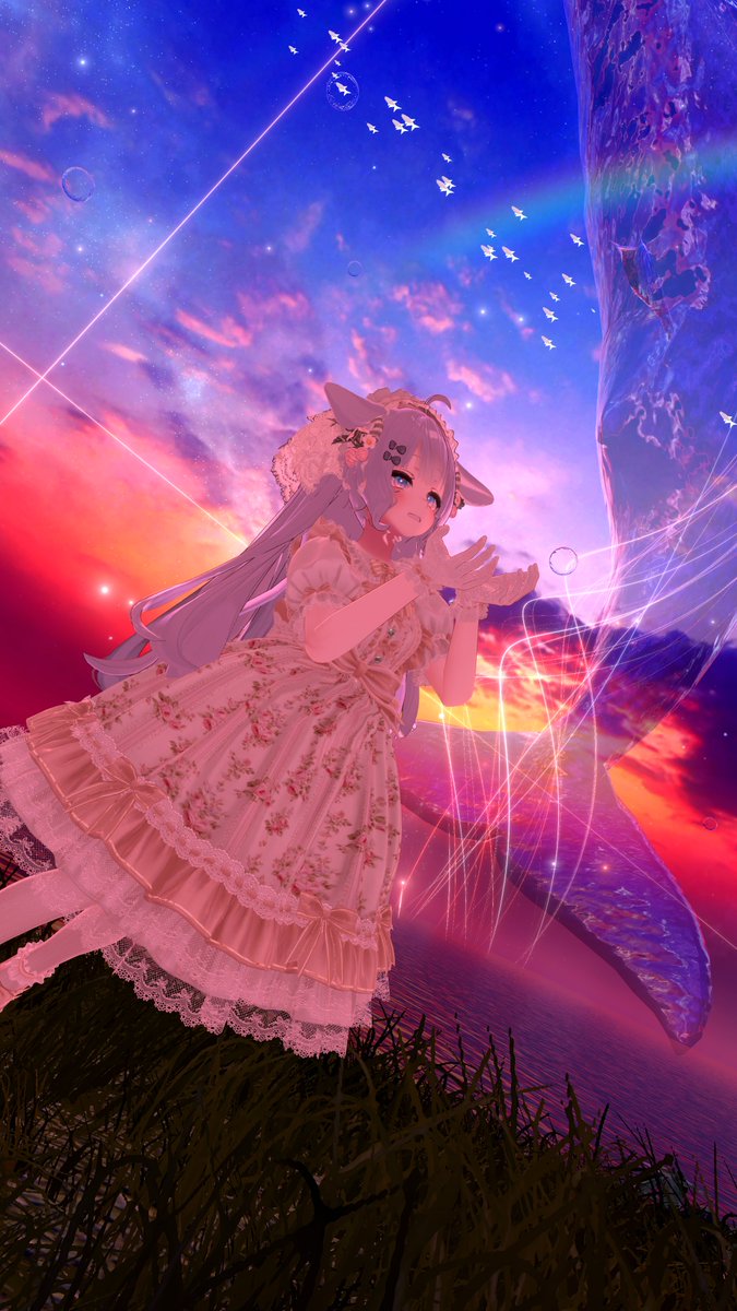 aco_vrc_'s tweet image. やっぱルーナちゃん可愛いよなあああ！
お顔が好きなんや！🐰🐇