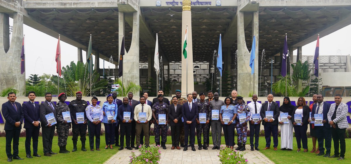 RakshaUni's tweet image. The participant from Serbia successfully completed a two-week Counter-Terrorism Training under the @ITECnetwork , hosted by Rashtriya Raksha University. The engagement underscores the commitment of both countries towards a shared and secure future. @SRBinIndia @IndiaInSerbia