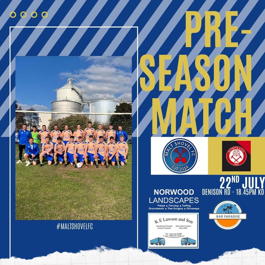 Malt Shovel football club (@clubmaltshovel) on Twitter photo Tomorrow night (please be dry) it’s game 3 of pre season as we welcome West Yorkshire league side <a href="/AltoftsAFC/">Altofts AFC</a> to Denison rd for what’s a 1st meeting between the two sides Tomorrow night (please be dry) it’s game 3 of pre season as we welcome West Yorkshire league side <a href="/AltoftsAFC/">Altofts AFC</a> to Denison rd for what’s a 1st meeting between the two sides
