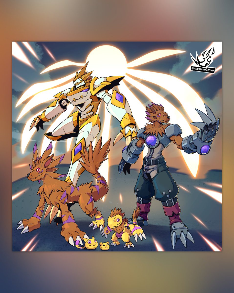 Commission for the Tamer YellowHateLemon from the Discord Server of my Digital World (esclusive for patreon members).
Introducing the Savramon complete evolution line.
1️⃣Taiyobotamon
2️⃣Nyaromon
3️⃣Savramon
4️⃣Thiriamon
5️⃣HyperThiriamon
6️⃣Heliogoramon