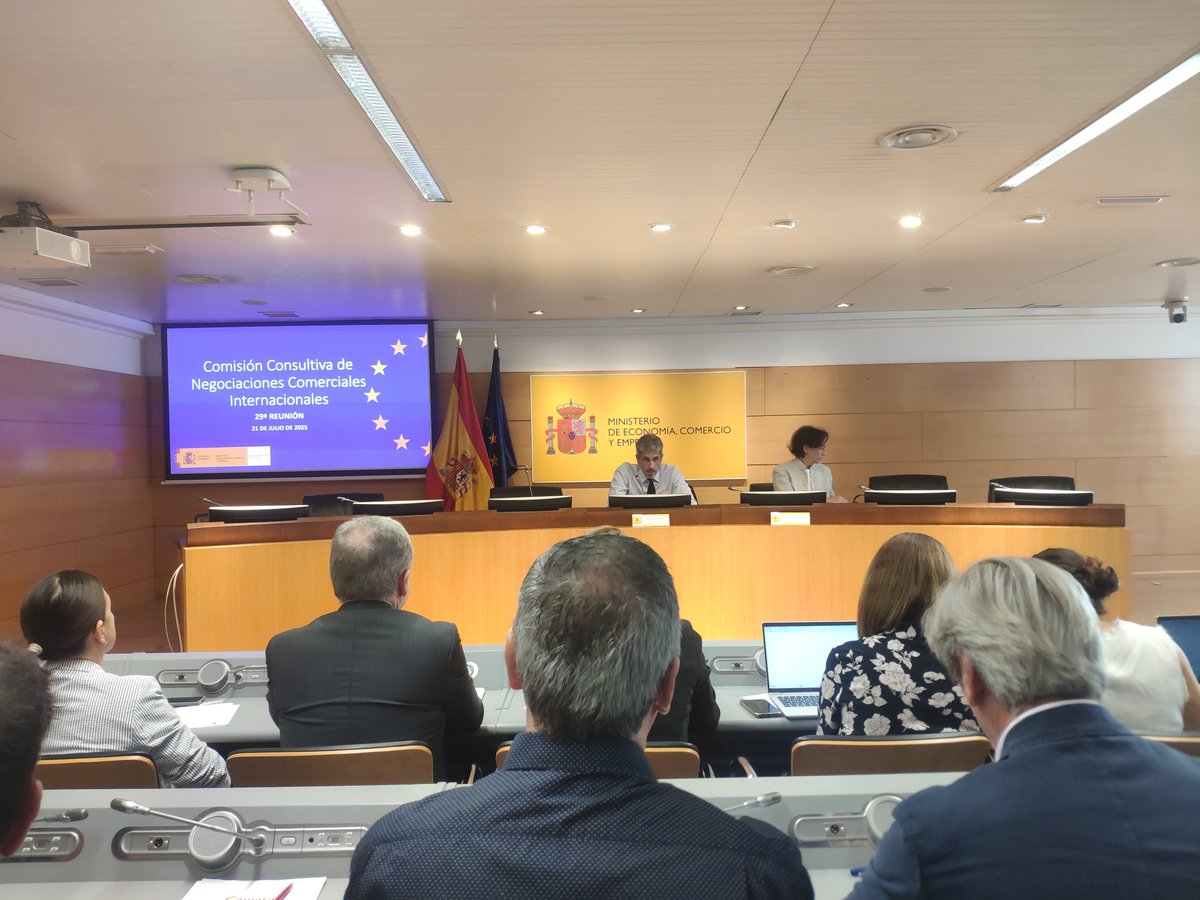 ANFACO-CECOPESCA (@anfacocecopesca) on Twitter photo Participamos en la reunión consultiva de negociaciones comerciales de la Secretaría de Estado de Comercio <a href="/_minecogob/">Economía, Comercio y Empresa</a>, trasladando las prioridades del sector transformador del mar ante medidas como las de EE. UU. y los acuerdos UE–ASEAN Participamos en la reunión consultiva de negociaciones comerciales de la Secretaría de Estado de Comercio <a href="/_minecogob/">Economía, Comercio y Empresa</a>, trasladando las prioridades del sector transformador del mar ante medidas como las de EE. UU. y los acuerdos UE–ASEAN