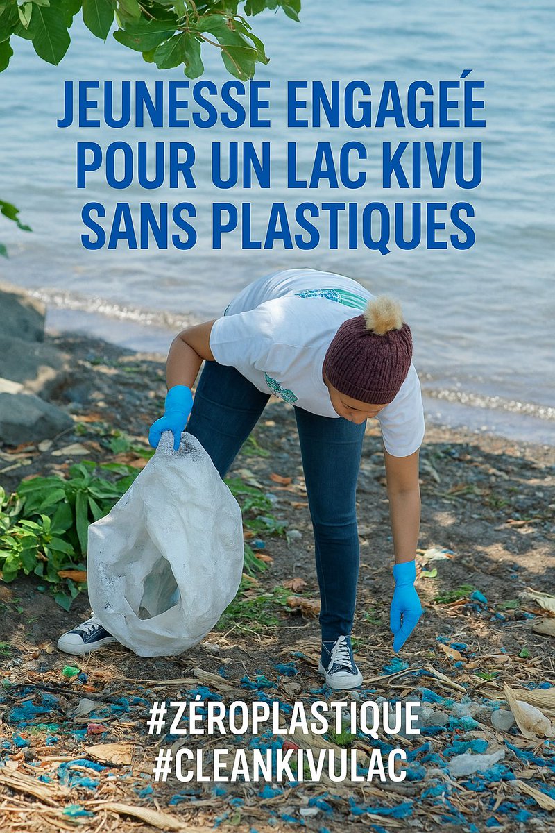Youth rising to protect Lake Kivu! 💪🌊 Every action matters for a plastic-free future. Join the movement for clean waters and protected biodiversity. #CleanKivuLac #PlasticFreeFriday #YouthForNature #StopPlasticPollution