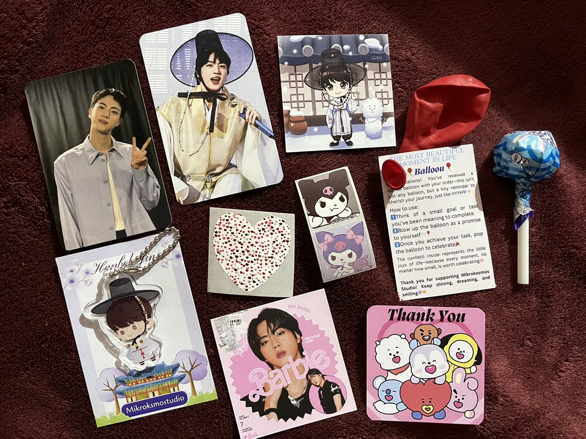 S⁷ • waiting for BTS ❤︎ (@bts_worldz) on Twitter photo 💌: <a href="/Mikroksmostudio/">Mikrokosmos Studio💜📌</a>
Hii! Hanbok Jinnie came home today 😍 It is so cute and the quality of the keychain is so good! Thank you for adding such pretty and thoughtful freebies 🥹💜 This made my day, thank you so much 💜 💌: <a href="/Mikroksmostudio/">Mikrokosmos Studio💜📌</a>
Hii! Hanbok Jinnie came home today 😍 It is so cute and the quality of the keychain is so good! Thank you for adding such pretty and thoughtful freebies 🥹💜 This made my day, thank you so much 💜