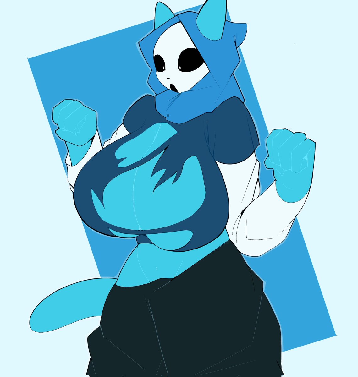 KomichoDraw's tweet photo. Me encontré este boceto Antiguo de NyaCatg

Nunca le den ropa chica a una Gata que mide 2.35 metros https://t.co/KVHoIl13ND