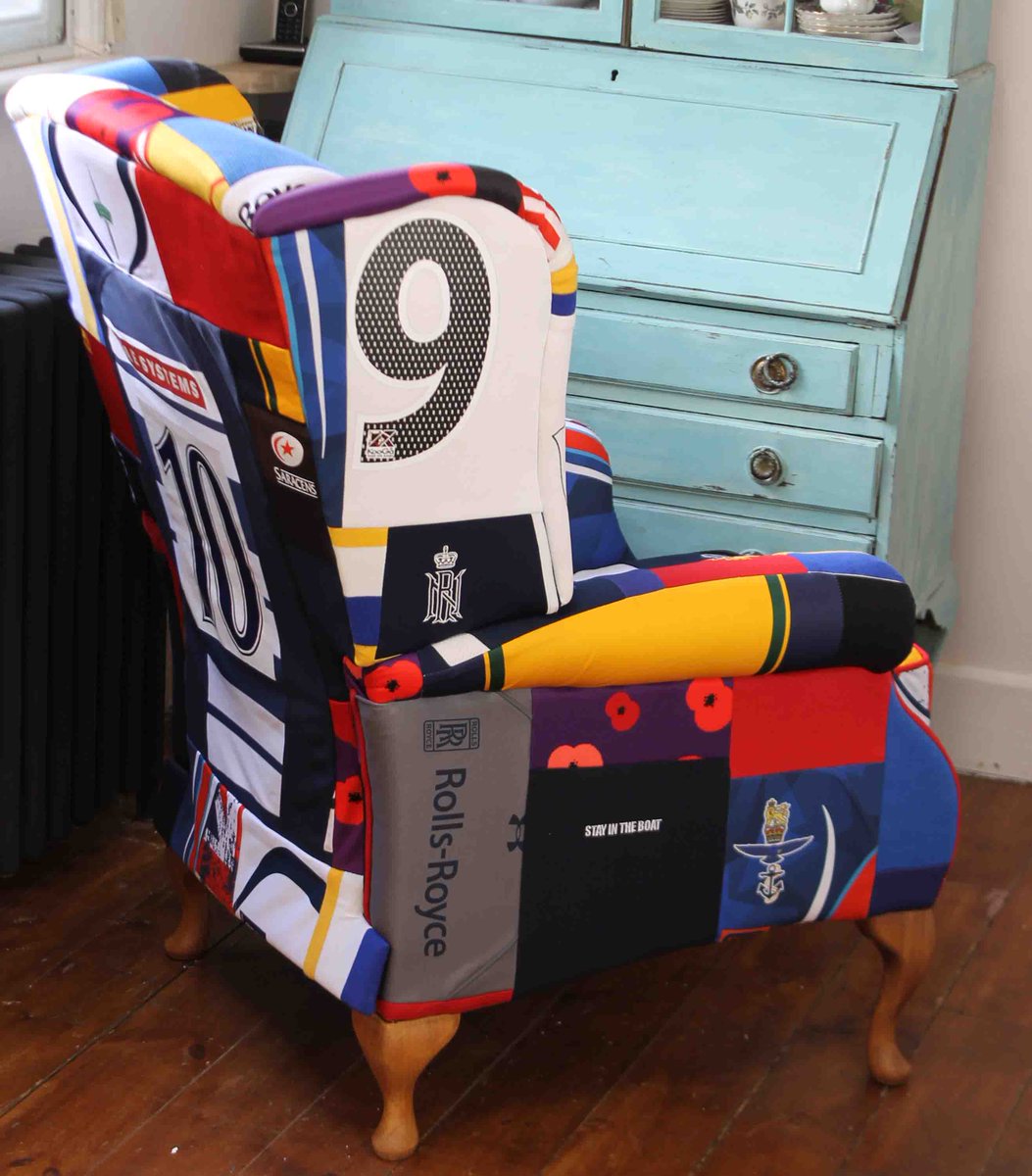patchworkchairs's tweet image. Great collection of shirts to work on 🏉🏉🏉