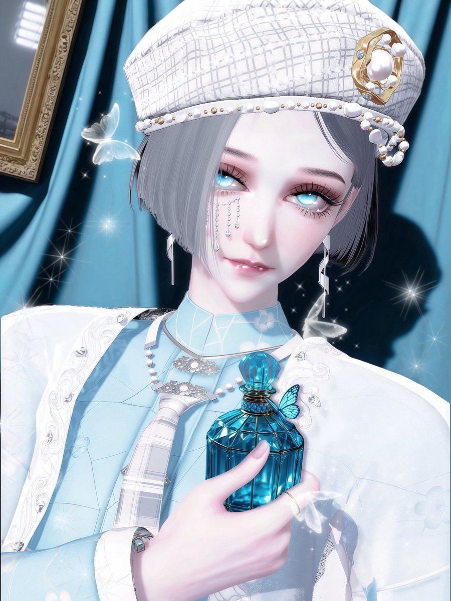 UN__title__'s tweet photo. 【オードパルファム スカイブルー フローラルバタフライ】：揚羽model

商品説明

ALT▼

#UN_title 
#キラパラ男子 https://t.co/8De7o8uiv6