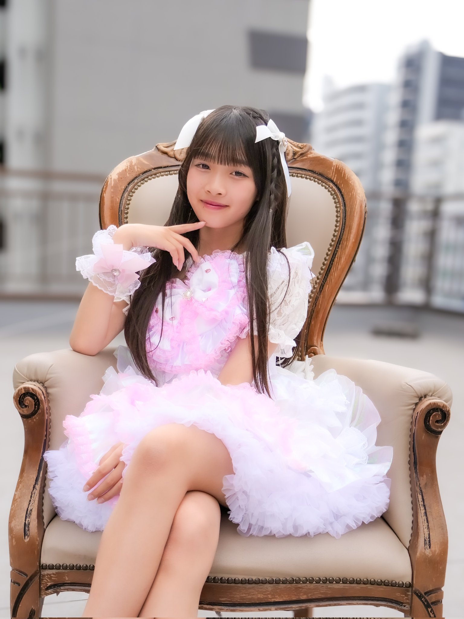 みずえひろ様　⑤A モード 黒 牡丹柄 ゆうちゃみ振袖 個性派 ヴィンテージモード