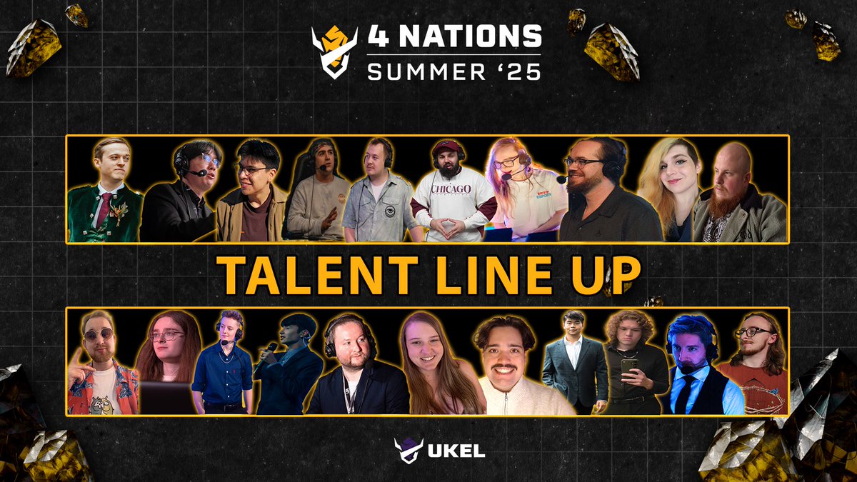💡TALENT ANNOUNCEMENT 💡

This split we have an amazing cast of talent, to keep you informed and entertained 🤩

There are so many talented people, that we had to make 2 graphics 🤯

Be sure to show all the new and returning talent your support as they present to you the Summer