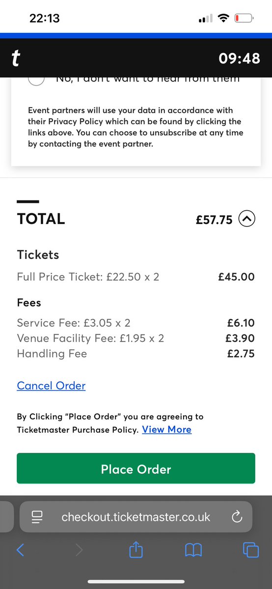 Hey <a href="/TicketmasterUK/">ticketmasteruk</a> can you please explain these additional Fees please?