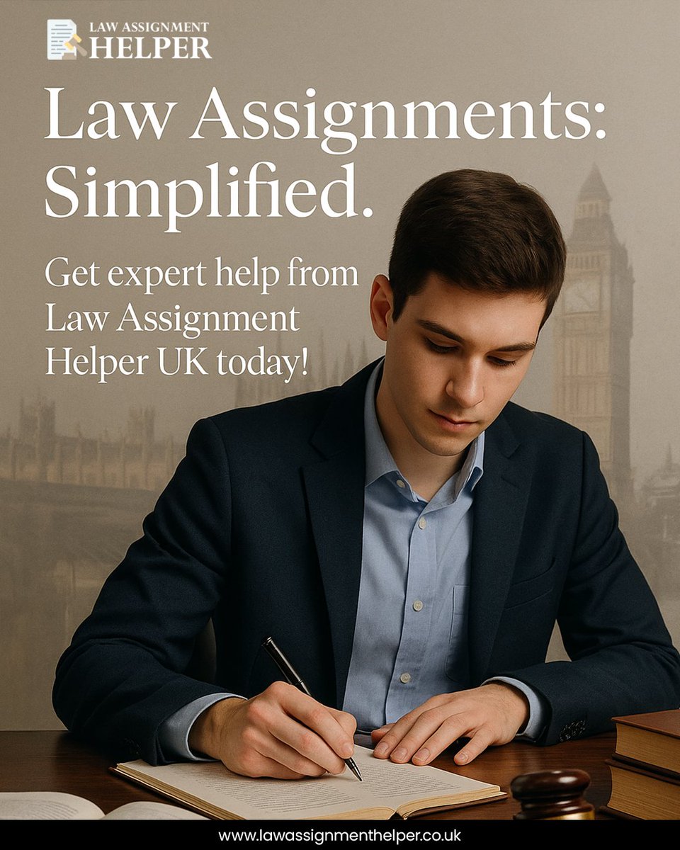 LawAssignment_'s tweet image. Law Assignments: Simplified. Get expert support from Law Assignment Helper UK and achieve clarity in your legal studies.

Get expert assistance now: lawassignmenthelper.co.uk

#Law #LawAssignmentHelperUK #StudySmart #LegalEducation #StudentSupport #HigherEd #ForYouPage #Trending