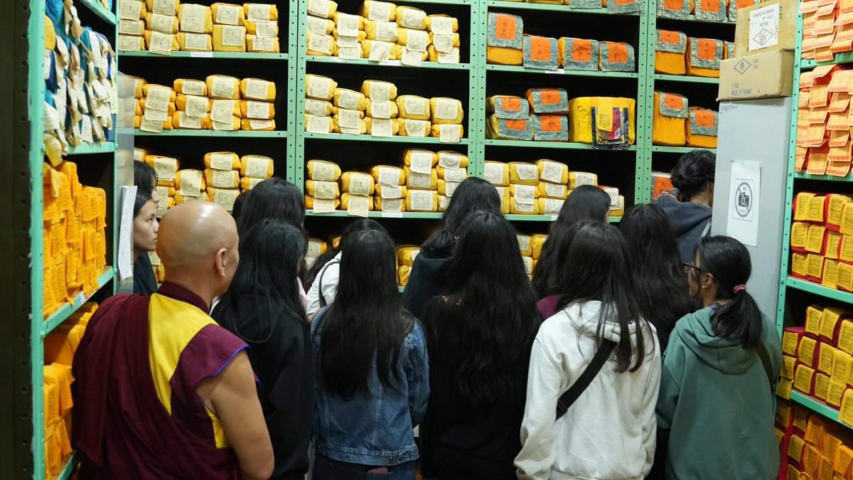 July 21, 2025: A group of Tibetan students living abroad—primarily from the USA, Canada, the UK, and Austria—hosted by the Tibetan Institute of Performing Arts for a one-month summer cultural learning program, visited LTWA to learn about its programs and activities.