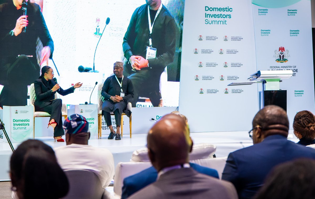 mrlurvy's tweet image. Earlier today, the ECFIRS, Zacch A. Adedeji, PhD, participated as a discussant at the Domestic Investors Summit 2025, organized by the Federal Ministry of Industry, Trade and Investment. The summit was held under the theme “Operationalizing the Nigeria First Policy.”
In his…