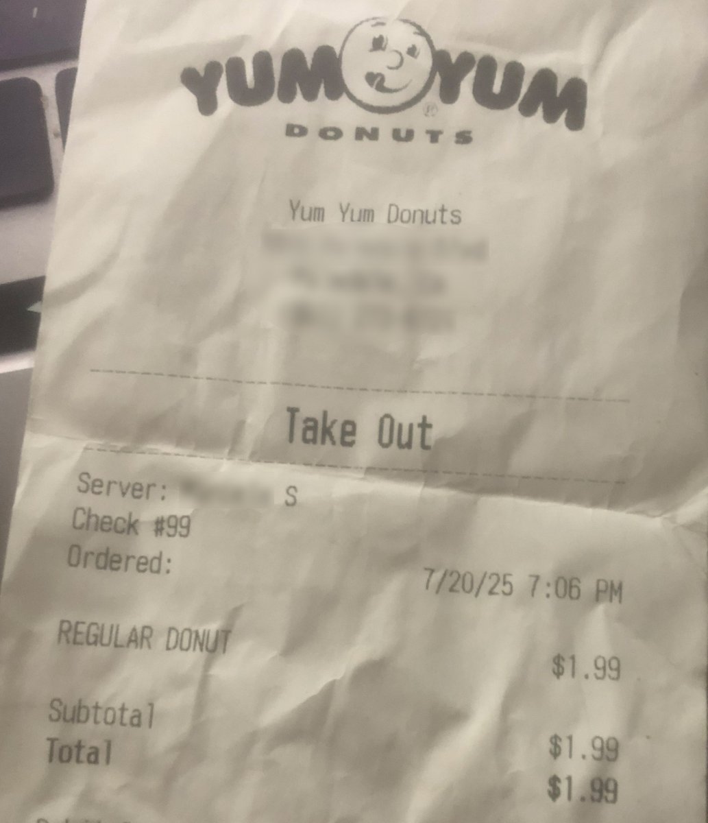 I purchased a Yum Yum's <a href="/YumYum_Donuts/">Yum Yum Donuts</a> donut in 2021 for $1.09 and in 2025, four years later, a Regular donut cost $2, almost 100 percent increase. Why has the cost of a donut almost doubled?  Donuts are one of the worst things to eat therefore I will NEVER pay $2 for a donut.