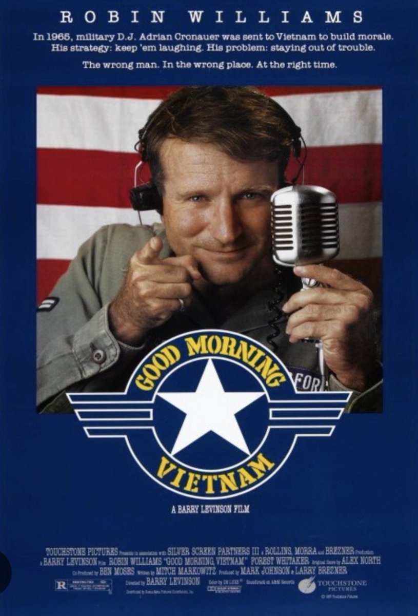 FrankAmari2's tweet image. "A lot of vets like 'Good Morning Vietnam' - I get great letters from guys."
-- Robin Williams, born #OTD 1951