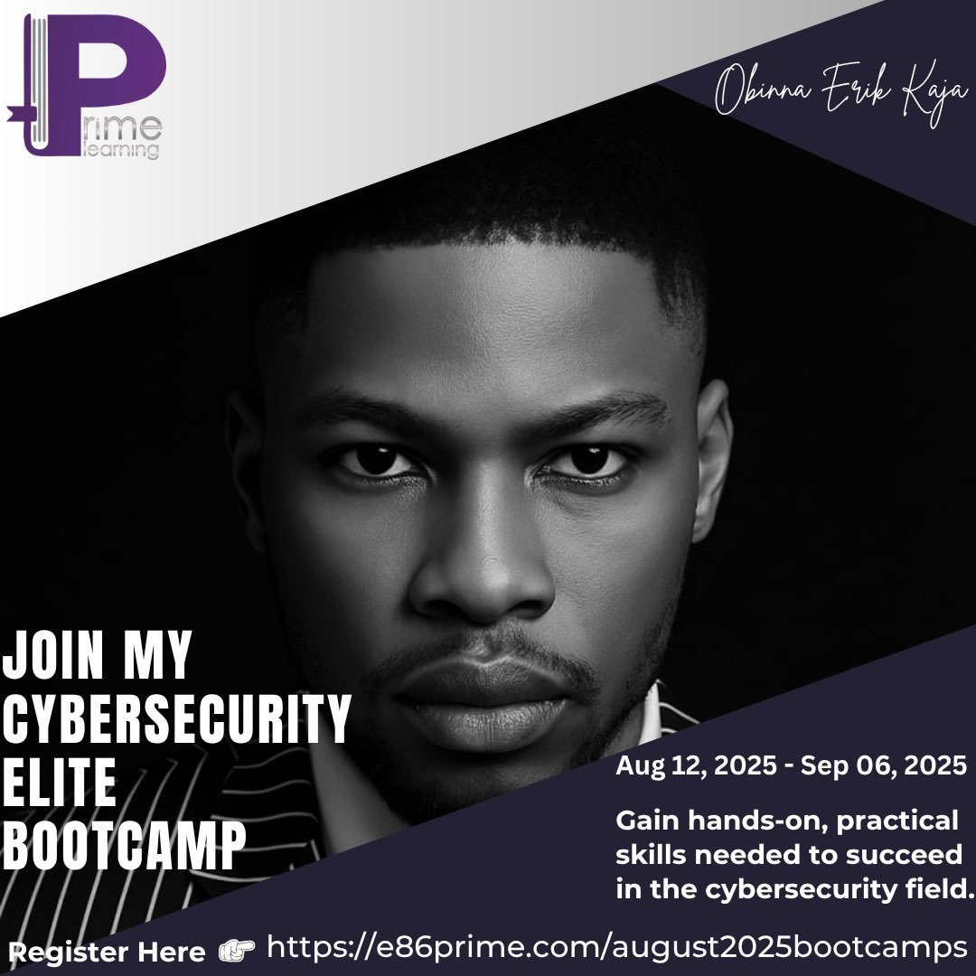 Group discounts available! Bring your team or friends and save!

🔥 Bootcamps open August 12! Dates vary by course. All details &amp; registration link in bio! 👉 Learn more &amp; register here: e86prime.com/august2025boot…

#TechSkills 
<a href="/SamIndyer/">Sam Indyer</a> 
<a href="/ojochei_designs/">Ojochei</a> 
<a href="/xenacod/">E.R.I.K 🖤</a> 
<a href="/SandyOzed/">Sandy</a>