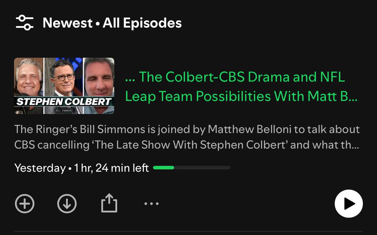 BushwoodCap's tweet image. .@MattBelloni on Colbert and CBS:
“The ad market is not coming back for linear TV. And if you’re looking at this unemotionally shows that are not making money should not be on the air.”
New SkyDance regime at $PARA … will see major cuts in initial programming.