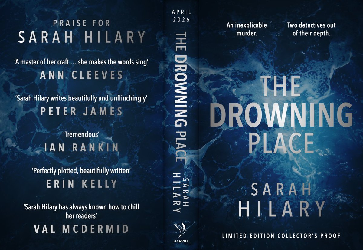 sarah_hilary's tweet image. If you missed Harrogate then here’s a chance to get your hands on a limited edition collector’s proof of The Drowning Place.
Follow, like and share. UK only. Winners picked on Friday 25 July.
#thedrowningplace #freebook #books #crimefiction
@harvillbooks