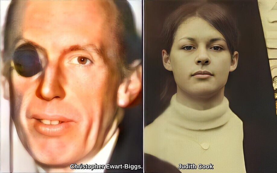 #OnThisDay in 1976 the IRA murdered Sir Christopher Ewart-Biggs, 54, married father of 3, Recent appointed British ambassador to RoI &amp; Judith Cook, 25, Private Secretary for NI Office. Landmine in culvert detonated while driven to embassy in Dublin. Men seen running away #OTD
