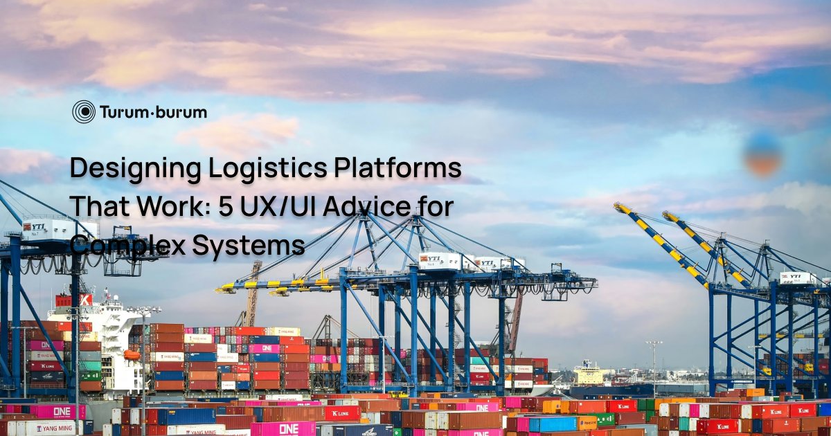 Big thanks to our partners at <a href="/CodeskaLLC/">Codeska</a>  for featuring our article! 🙌
Our senior UX designers at Turum-burum share how smart UX/UI can supercharge logistics platforms—fewer errors, faster processes, better ROI.
Read it here 👉 codeska.com/blog/logistics…