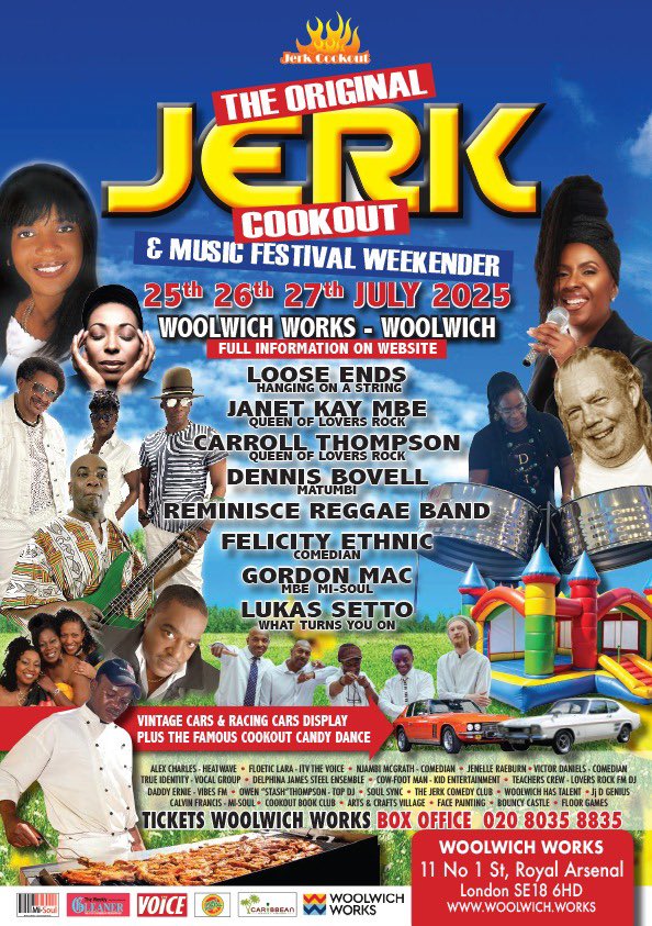 The journey continues busy weekends starting Thursday after radio show in Camden, Friday late show st Ronnie Scott’s Saturday private party and Sunday Jerk Cookout in Woolwich see u in the dancefloor party people! 👍🏽🍷