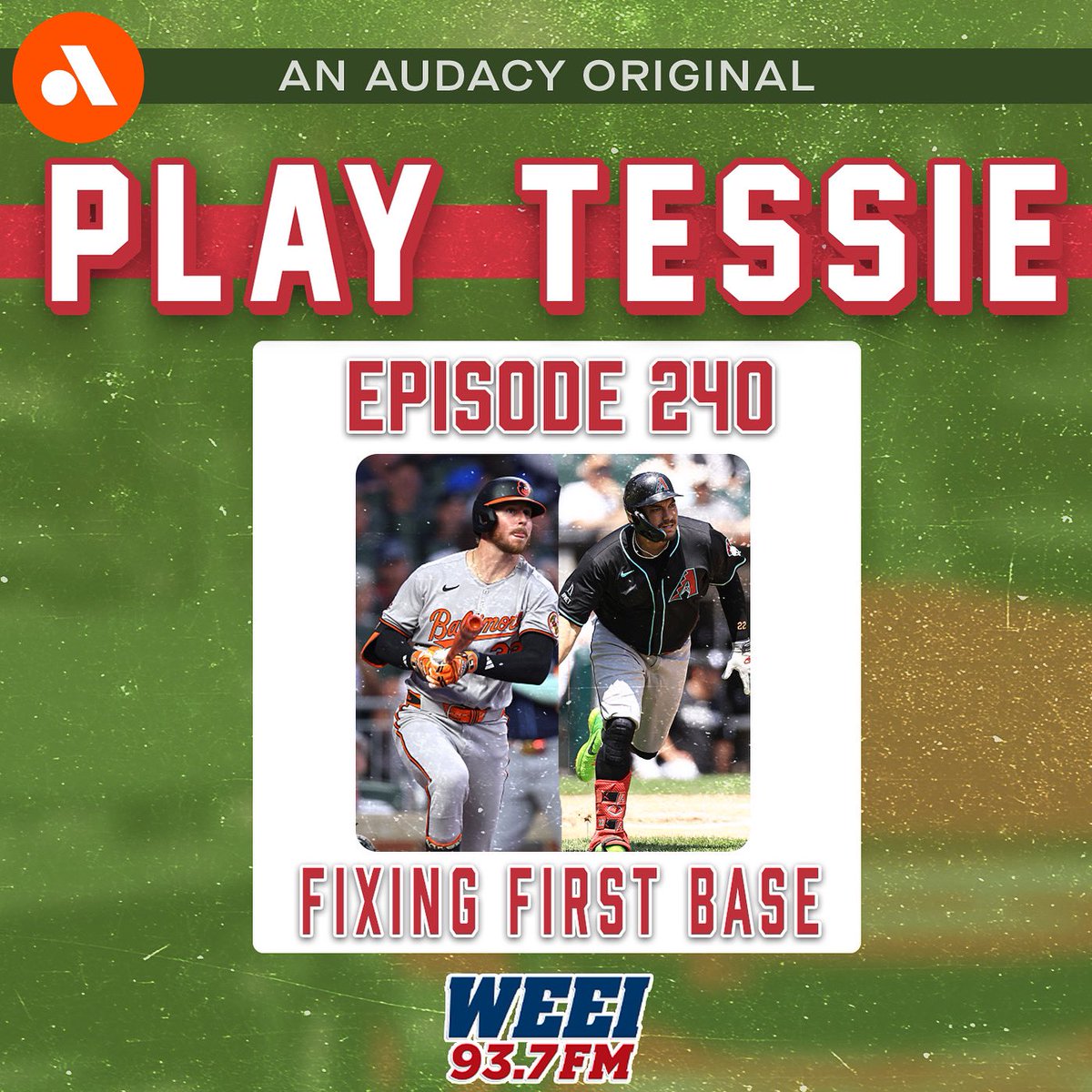 PlayTessie's tweet image. Play Tessie Ep 240: Fixing First Base
After an underwhelming series in Chicago, the Red Sox remain in the playoff mix.
The PT crew has identified 1B as an area of need. But the boys are split on which 1B trade target fits best.
So let’s talk trades!
🎧 podcasts.apple.com/us/podcast/pla…