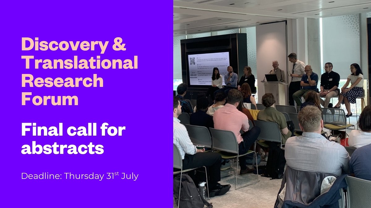 Are you a #PancreaticCancer researcher interested in presenting at our 2025 Discovery &amp; Translational Research Forum? 🔬 

We've extended the deadline for abstracts until Thursday 31st July.

Find out more and submit your abstract today: bit.ly/3IBeHZn
