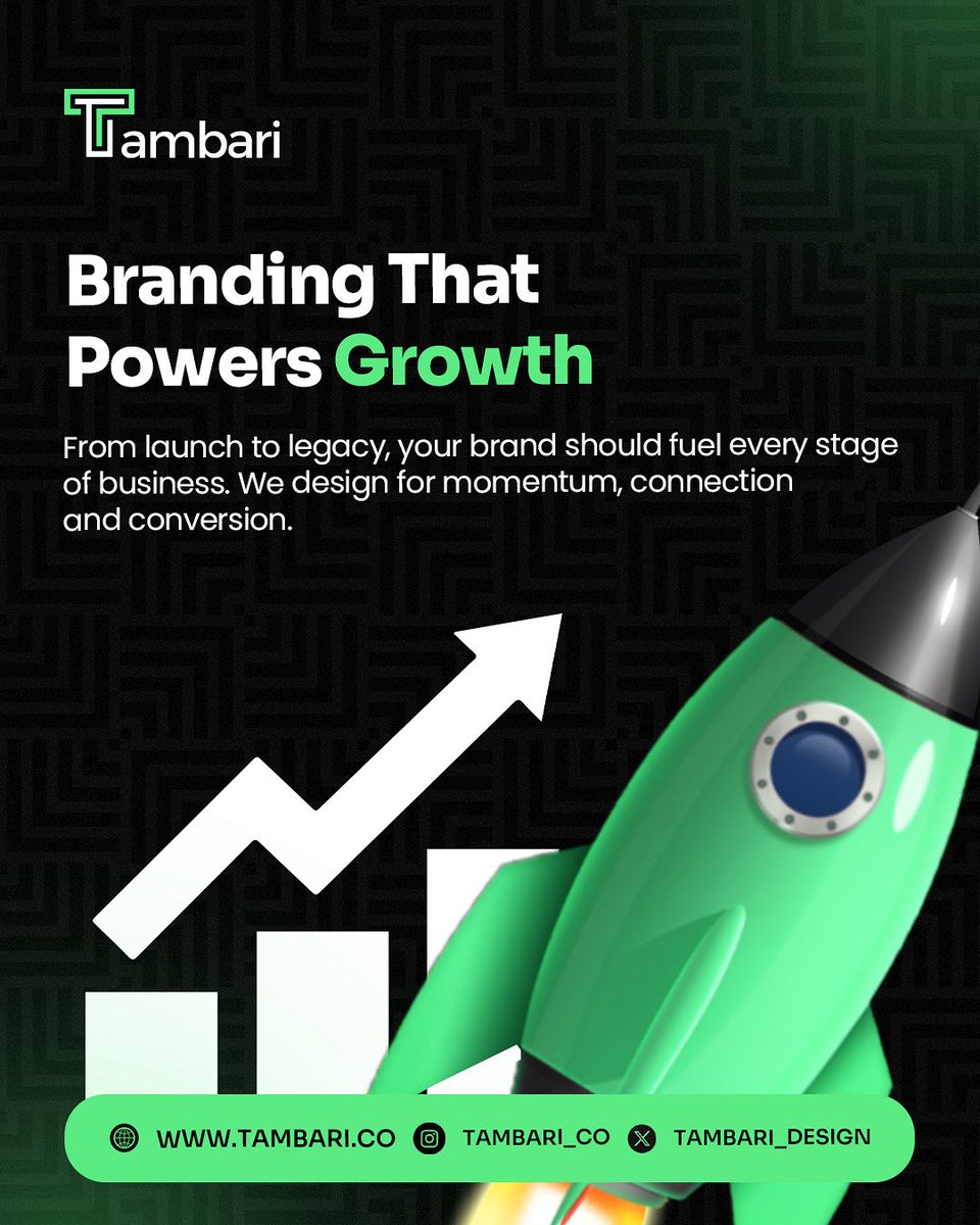 tambari_design's tweet image. Tambari’s Branding Secrets Will Skyrocket Your Business Growth! From launch to legacy, unlock momentum, connection, and conversion with expert designs. Click now to discover more at tambari.co! #Branding #DesignThatDefines #Tambari