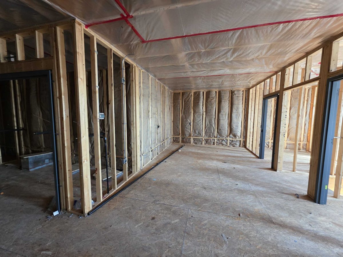 APEXDB's tweet image. Our ground-up veterinary project is steadily progressing, with framing and ceiling features now taking shape. From structural details to thoughtful planning, each phase moves us closer to delivering a high-performing space for modern veterinary care. 

#Apex #VeterinaryDesign