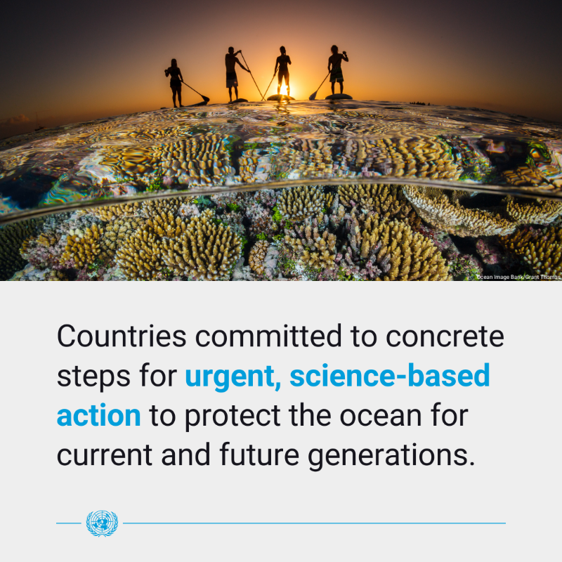 UNSriLanka's tweet photo. Sri Lanka's economy is deeply tied to the ocean, yet faces mounting marine threats including overfishing & plastic pollution.
🇱🇰 has pledged to form an interministerial body to ratify the #BBNJ Agreement & backed the #NiceCall for a strong global plastics treaty.
Learn more🔽