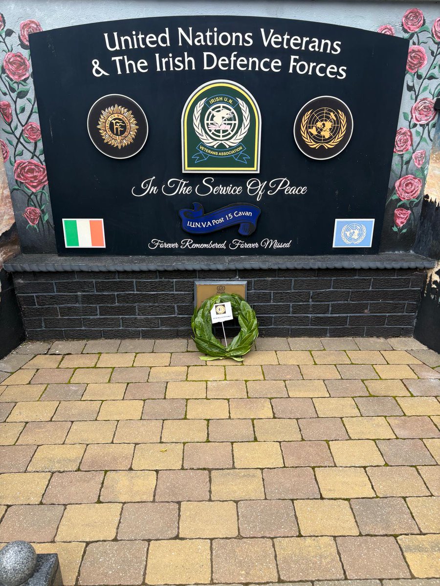 BrendanSmithTD's tweet image. Glad to join Irish United Nations Veterans Association for a well attended and very fitting Annual Mass and Wreath Laying Ceremony. Lovely Celebration of Mass and thoughtful homily on importance of peacekeeping by Fr. Seán McDermott.
@15Post
#Cavan
