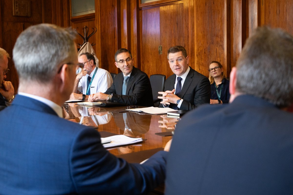 DeptEnterprise's tweet image. Last week @peterburkefg  met with some of Ireland’s biggest indigenous employers, @DairygoldCo_Op, @CarberyGroup  and @MannokBuild  who are at the forefront of using innovative technologies to cut their energy costs and their carbon emissions. Under the Climate Action Plan…