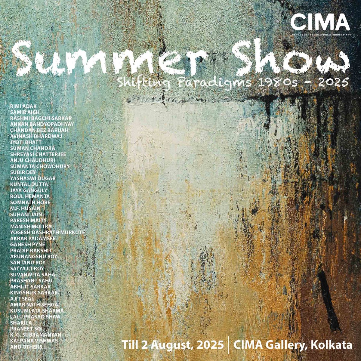 "Decades of Change, One Gallery Wall." Shifting Paradigms 1980s to 2025 ! On at CIMA Gallery till August 2nd.