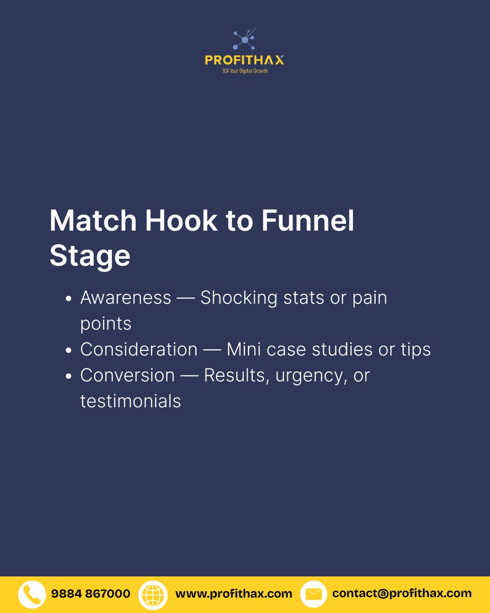 ProfitHax_10X's tweet image. Great content won’t convert if no one stops to read it.

DM us “HOOKS” for more information.

#ContentHooks 
#FunnelTips 
#ScrollStoppingContent 
#MarketingStrategy
